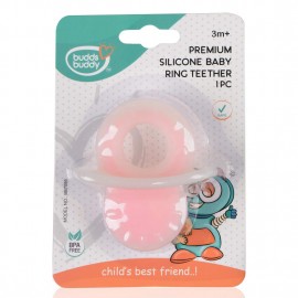 Premium Silicone Baby Ring Teether (1pc)