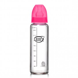 BuddsBuddy CHOICE+ Glass Feeding Bottle (1pc) - 250ml