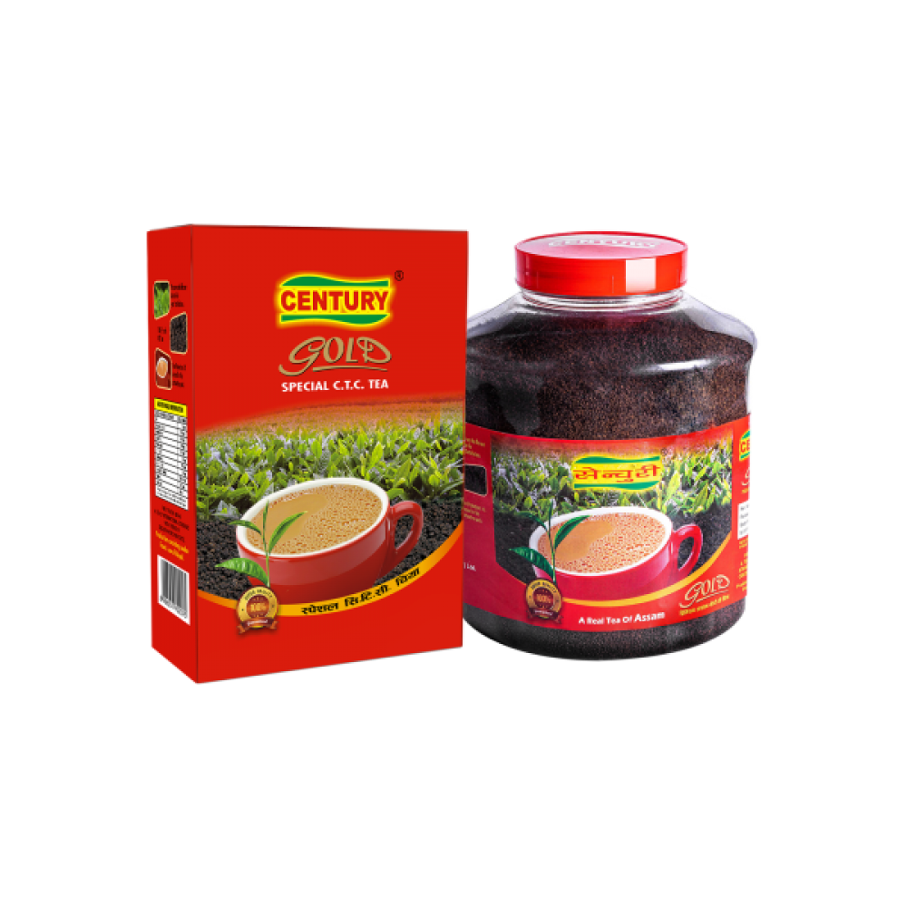 Century CTC Gold Tea Jar