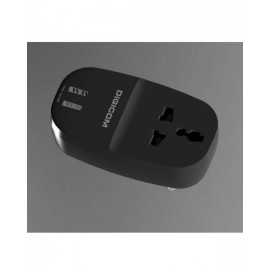 Digicom Power Adapter | 1 Universal Socket | 2 USB Charging Ports  Digicom Power Adapter | 1 Universal Socket | 2 USB Charging Ports