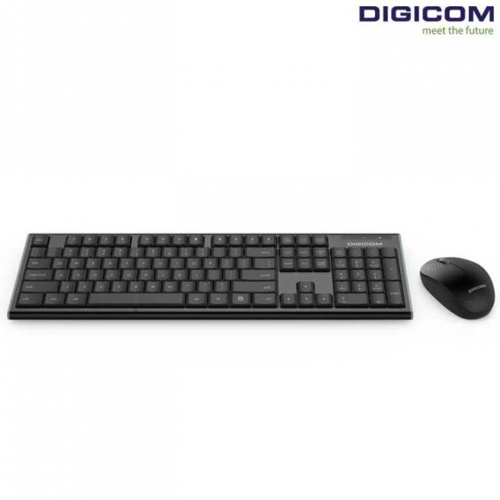 Digicom Wireless Keyboard Plus Mouse Combo | 2.4 G Wireless Digicom Wireless Keyboard Plus Mouse Combo | 2.4 G Wireless