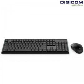 Digicom Wireless Keyboard Plus Mouse Combo | 2.4 G Wireless
