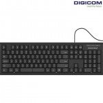 Digicom Wired Keyboard | Black  Digicom Wired Keyboard | Black