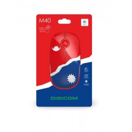 Digicom Slim Wireless Mouse | 2.4 GHz Wireless | Red And Blue Digicom Slim Wireless Mouse | 2.4 GHz Wireless | Red And Blue