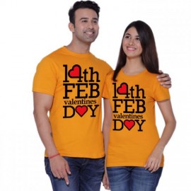 14th FEB Valentine Couple T-Shirt