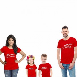 Family Set Customize T-shirt | King,Queen Princess and Prince Tshirt