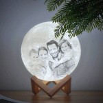 Personalized 3D Moon Lamp With Text And Pictures -13cm Personalized 3D Moon Lamp With Text And Pictures -13cm