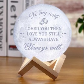 Personalized 3D Moon Lamp With Text And Pictures -13cm Personalized 3D Moon Lamp With Text And Pictures -13cm