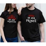 Iam Her Prince-I am His Princess Couple Matching T-Shirt Iam Her Prince-I am His Princess Couple Matching T-Shirt