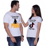 PUBG TikTok | Couple Matching Personalized T-shirt PUBG TikTok | Couple Matching Personalized T-shirt