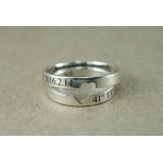 Customised Couple Ring Set | Promise Rings For Couples | Heart Ring | Pure Silver Customised Couple Ring Set | Promise Rings For Couples | Heart Ring | Pure Silver