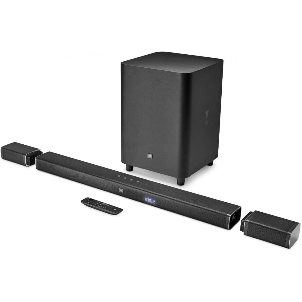 JBL Bar 5.1 - Channel 4K Ultra HD Soundbar with True Wireless Surround Speakers JBL Bar 5.1 - Channel 4K Ultra HD Soundbar with True Wireless Surround Speakers
