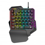 Fantech Archer K512 Rgb Backlights One-Hand Ergonomic Gaming Keyboard Fantech Archer K512 Rgb Backlights One-Hand Ergonomic Gaming Keyboard