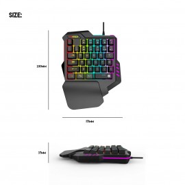 Fantech Archer K512 Rgb Backlights One-Hand Ergonomic Gaming Keyboard Fantech Archer K512 Rgb Backlights One-Hand Ergonomic Gaming Keyboard