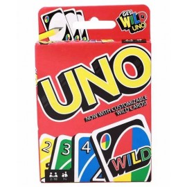 Mattel Uno Card Game With Customizable Wild Cards - Multicolor