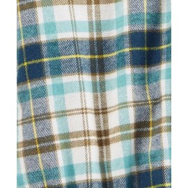 Carter's 2-Piece Plaid Bodysuit & Suspender Pant Set - Blue