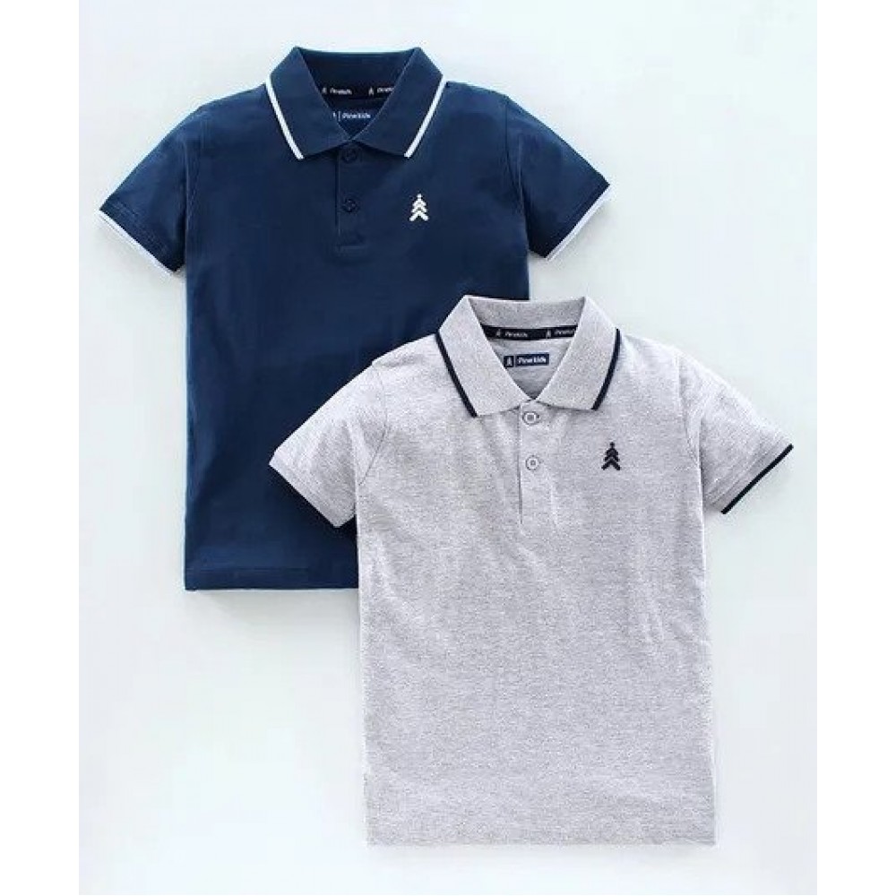 Buy Pine Kids Half Sleeves Bio Washed Polo T Shirt Online in Nepal