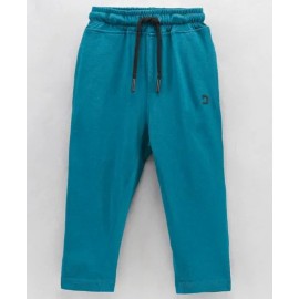 Doreme Full Length Solid Track Pants - Black White