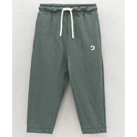 Doreme Full Length Solid Track Pants - Black White