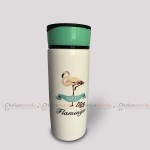 Sweet Our Love Story Flamingo Water Bottle