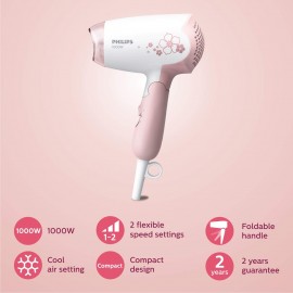 Philips Hair Dryer For Women | HP8108 | 1000W | Pink