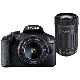 Canon EOS 1500D 24.1MP Digital SLR Camera with 18-55 IS II Lens - Black