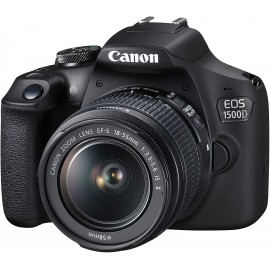 Canon EOS 1500D 24.1MP Digital SLR Camera with 18-55 IS II Lens - Black Canon EOS 1500D 24.1MP Digital SLR Camera with 18-55 IS II Lens - Black