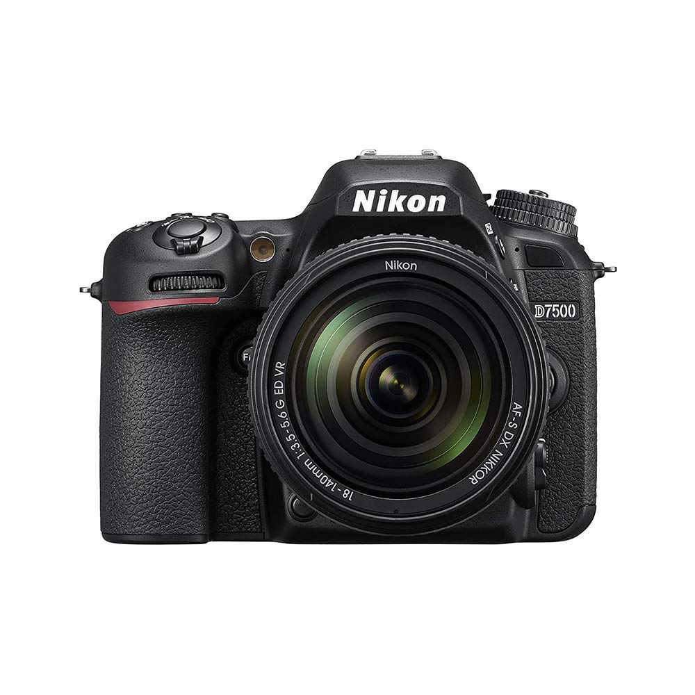 Nikon D7500 20.9MP Digital SLR Camera | AF-S DX NIKKOR 18-140mm f/3.5-5.6G ED VR Lens - Black