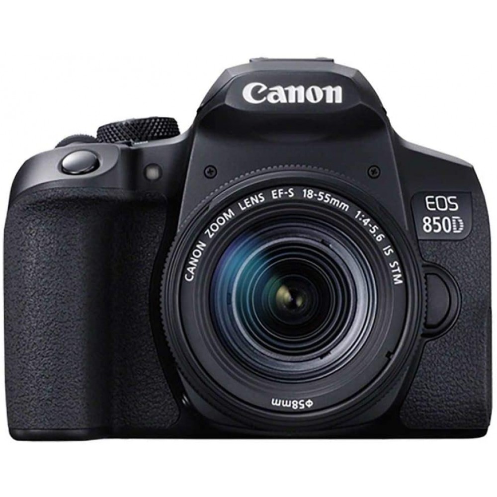 Canon EOS 850D EF-S 18-55mm IS STM Kit (16GB SD Card) DSLR Camera - Black Canon EOS 850D EF-S 18-55mm IS STM Kit (16GB SD Card) DSLR Camera - Black