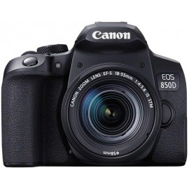 Canon EOS 850D EF-S 18-55mm IS STM Kit (16GB SD Card) DSLR Camera - Black