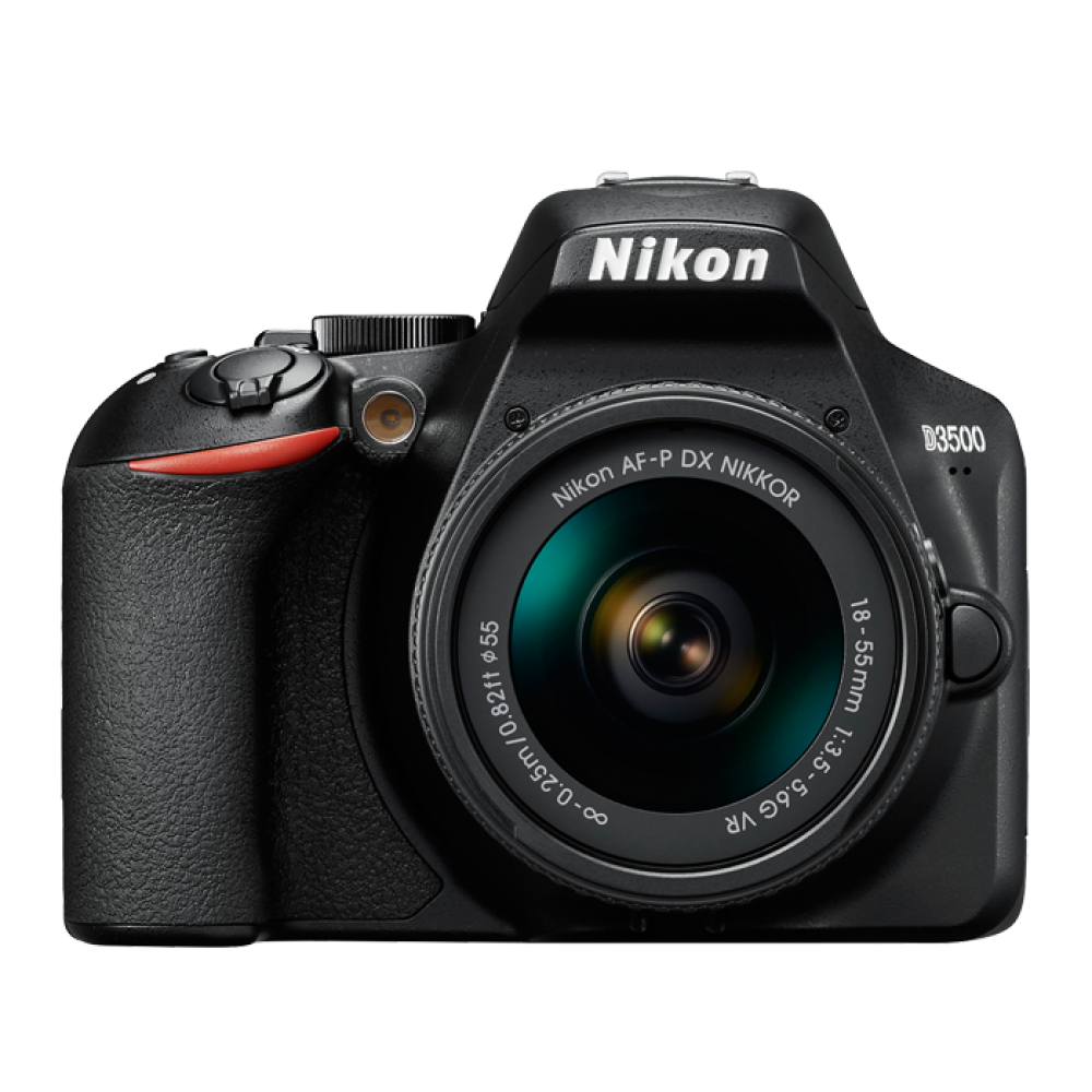 Nikon D3500 W/ AF-P DX NIKKOR 18-55mm f/3.5-5.6G VR - Black Nikon D3500 W/ AF-P DX NIKKOR 18-55mm f/3.5-5.6G VR - Black