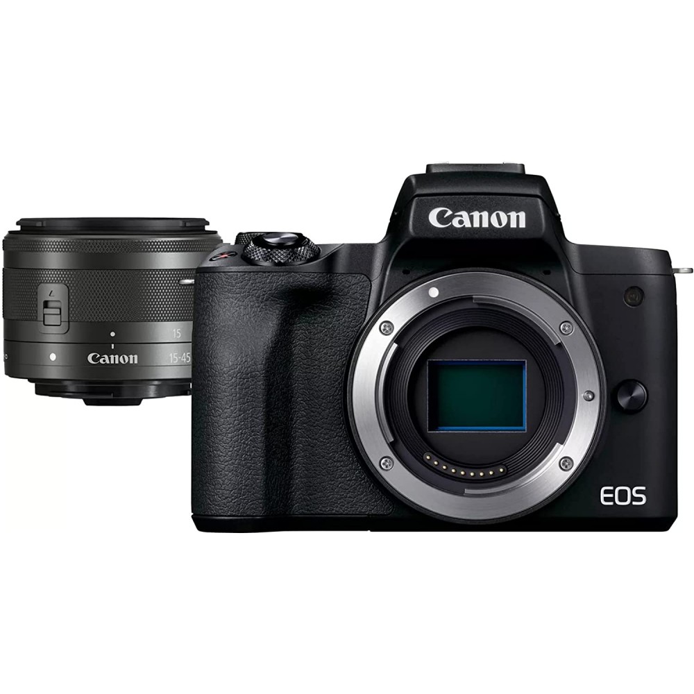 Canon M50 Mark II + EF-M 15-45mm IS STM Kit Black Price In Nepal