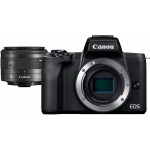 Canon M50 Mark II + EF-M 15-45mm IS STM Kit - Black Canon M50 Mark II + EF-M 15-45mm IS STM Kit - Black