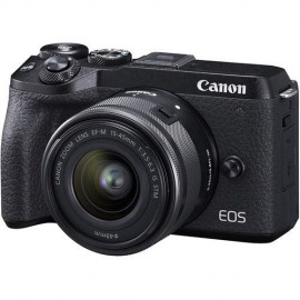 Canon M6 Mark II 32.5MP + EF-M 15-45mm f/3.5-6.3 is STM Lens