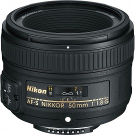 Nikon AF-S Nikkor 50 mm f/1.8G Prime Lens - Black Nikon AF-S Nikkor 50 mm f/1.8G Prime Lens - Black