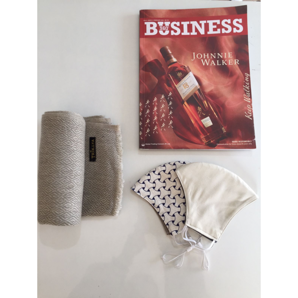 Men's Scarf and Mask Set