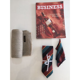 Men's Tie, Pocket Square & Scarf Set