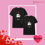 Love Couple Cats Customized T-Shirt 
