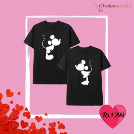 Minnie Mickey Couple Matching Customized T-shirt