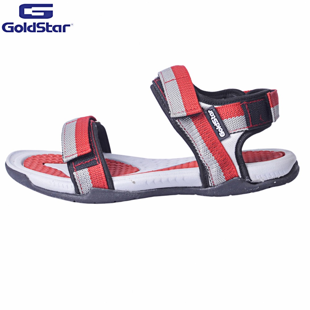 Goldstar Sports Sandals For Men Grey Red - Rave Goldstar Sports Sandals For Men Grey Red - Rave