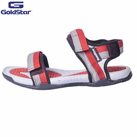 Goldstar Sports Sandals For Men Grey Red - Rave