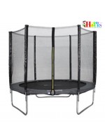 Trampoline With Enclosure Safety Net - 12ft | Powerful Loading Capacity | Kids And Adult