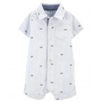 Carter's S21 Onesies & Rompers Boy Blue | 12-18M