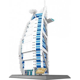 Burj AL Arab Hotel Dubai Building Block for Kids