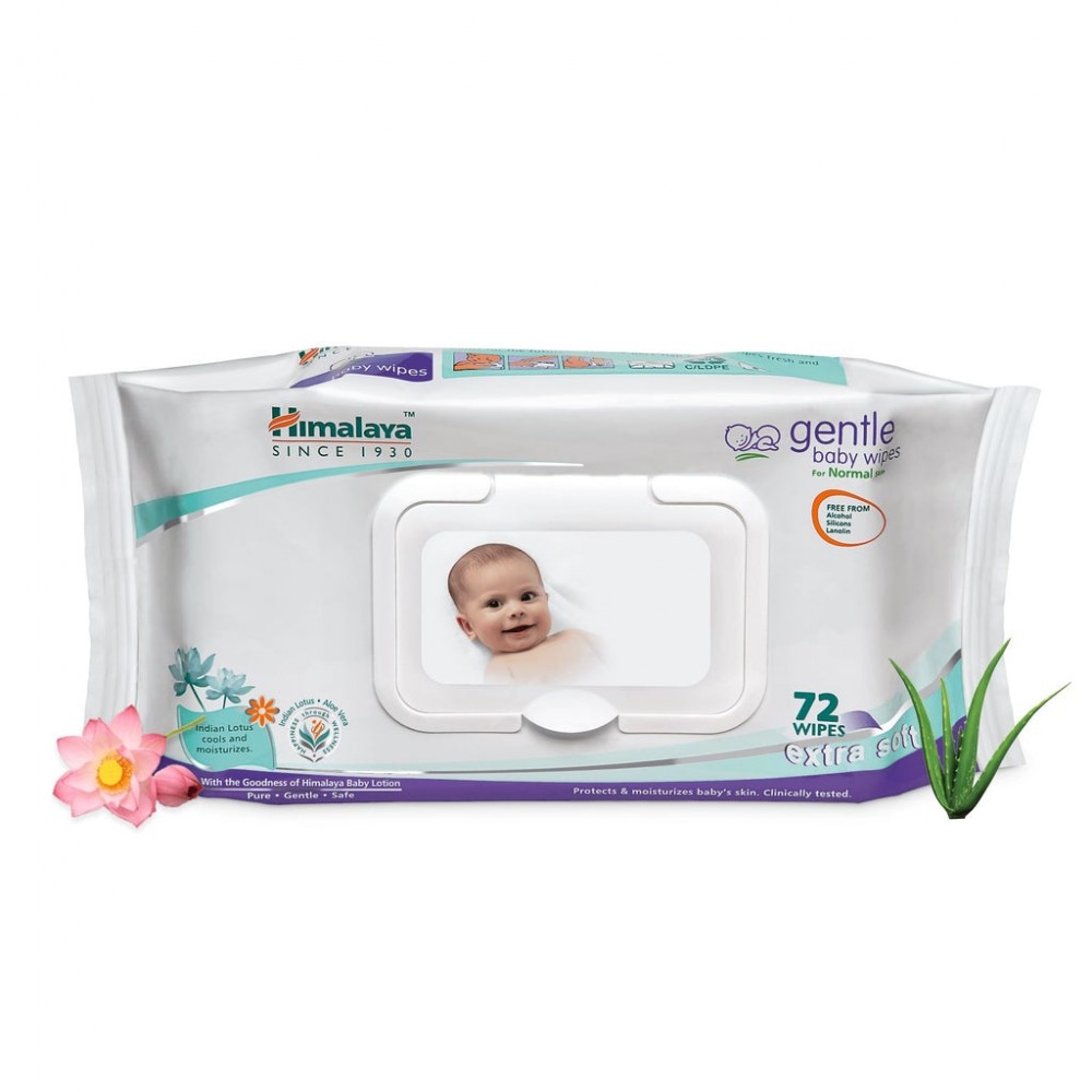 Himalaya Gentle Baby Wipes 72 Wipes Himalaya Gentle Baby Wipes 72 Wipes