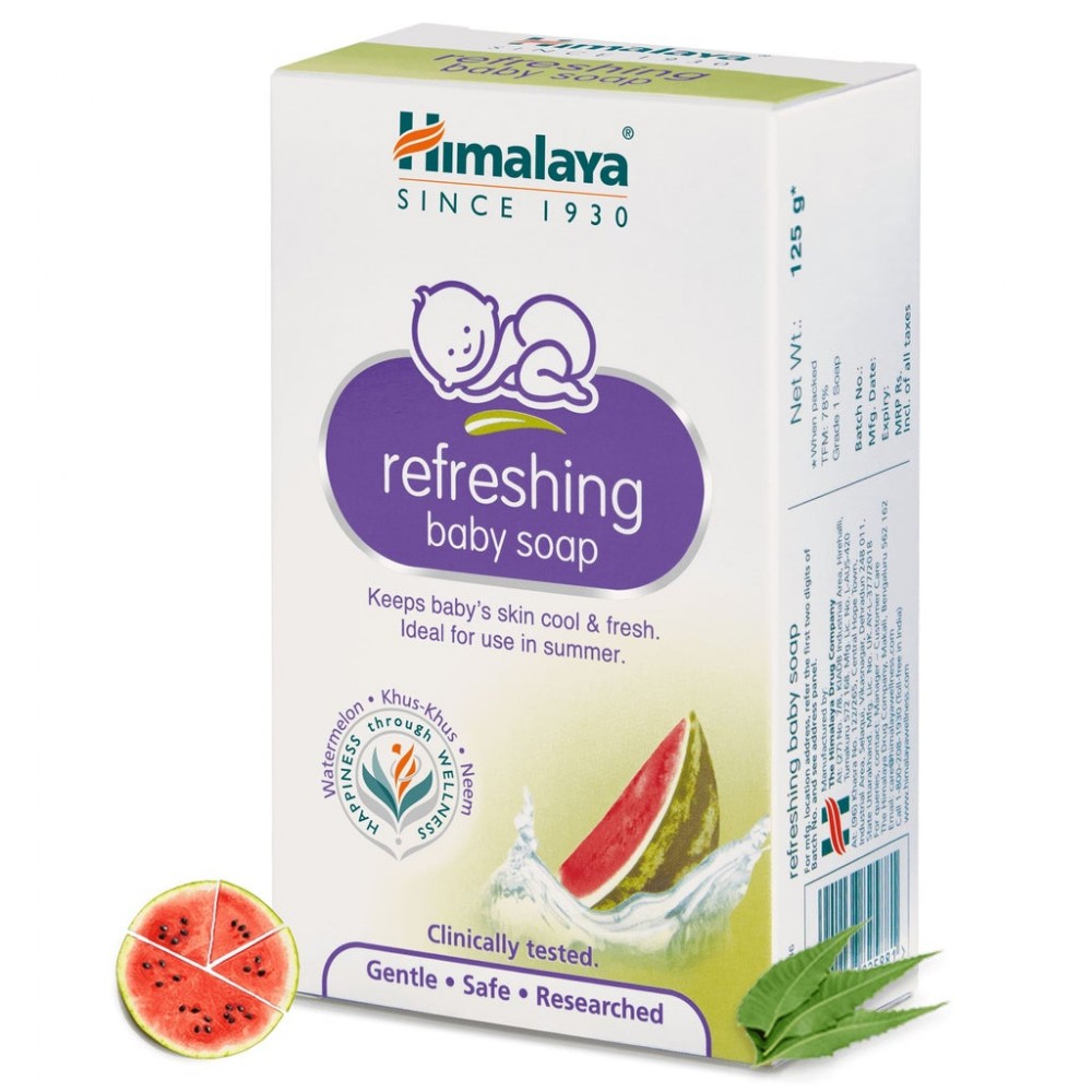 Himalaya Refreshing Baby Soap - 75 Gm Himalaya Refreshing Baby Soap - 75 Gm