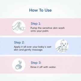 The Moms Co. Natural Sensitive Skin Wash With Mono Cartons - 200ml