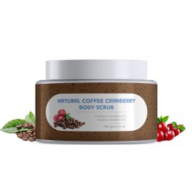 The Moms Co. Natural Cranberry Coffee Body Scrub - 100gm
