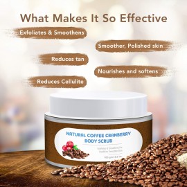 The Moms Co. Natural Cranberry Coffee Body Scrub - 100gm The Moms Co. Natural Cranberry Coffee Body Scrub - 100gm