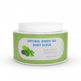 The Moms Co. Natural Green Tea Body Scrub  - 100gm